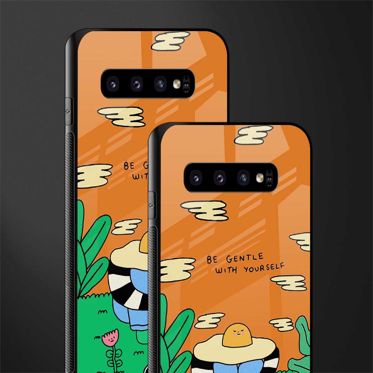 be gentle with yourself glass case for samsung galaxy s10 plus image-2