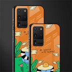be gentle with yourself glass case for samsung galaxy s20 ultra image-2