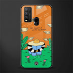 be gentle with yourself glass case for vivo y50 image