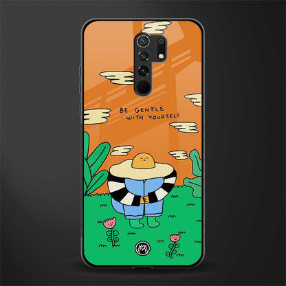 be gentle with yourself glass case for poco m2 image