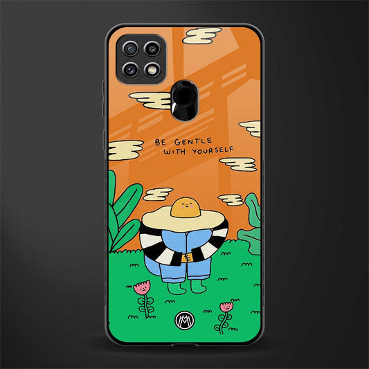 be gentle with yourself glass case for oppo a15s image