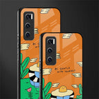 be gentle with yourself glass case for vivo v20 se image-2