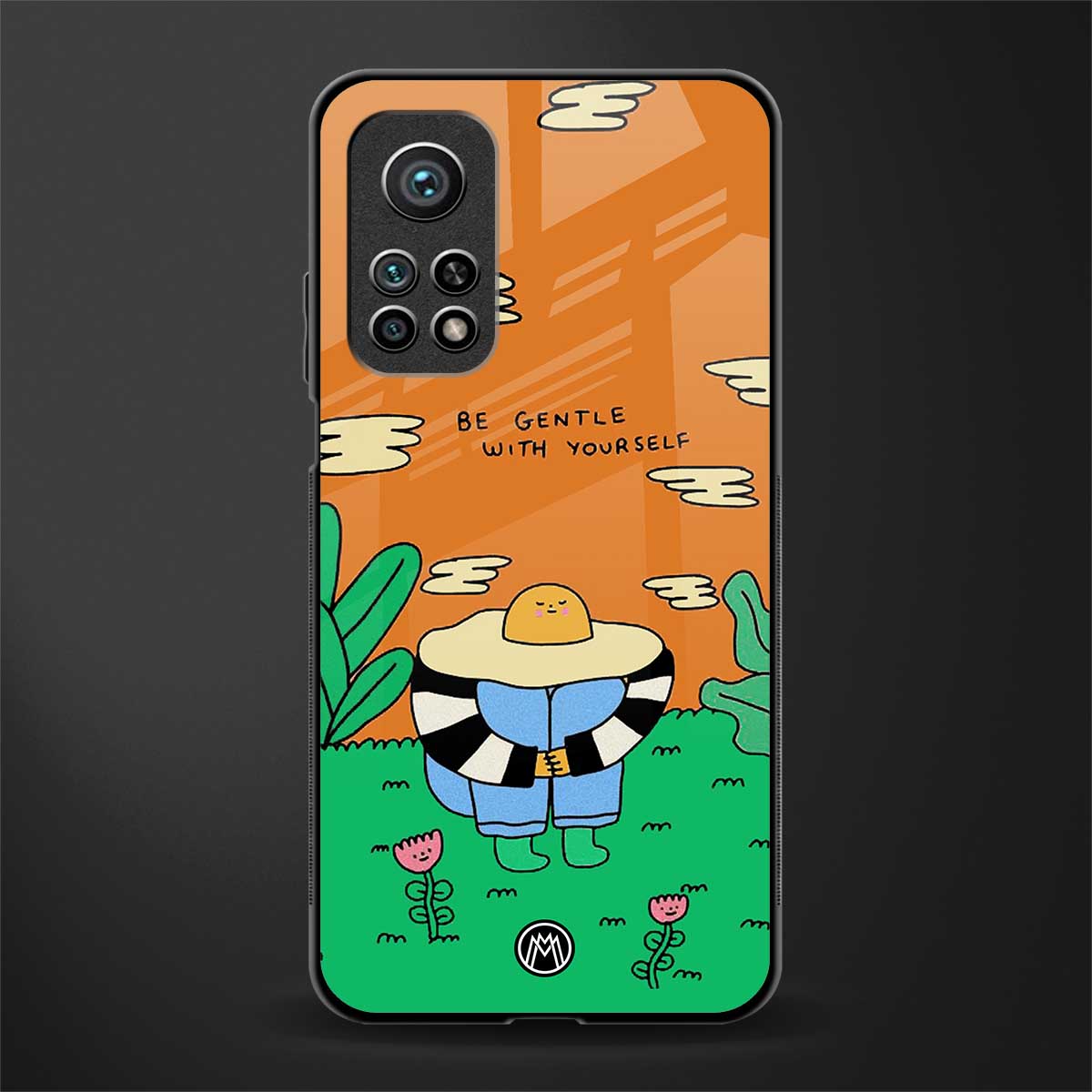 be gentle with yourself glass case for mi 10t pro image