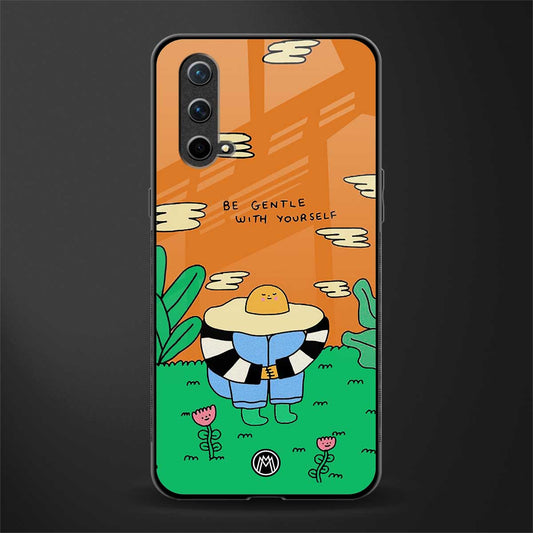 be gentle with yourself glass case for oneplus nord ce 5g image