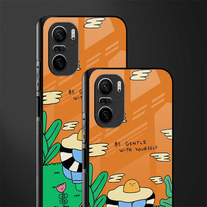 be gentle with yourself glass case for mi 11x 5g image-2