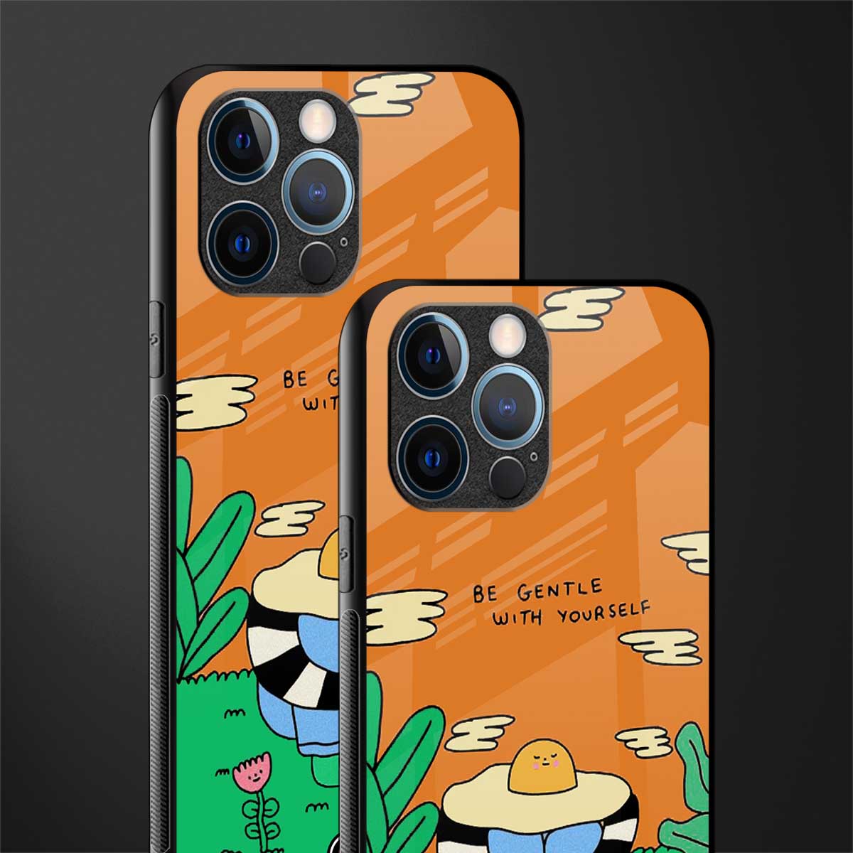 be gentle with yourself glass case for iphone 12 pro image-2