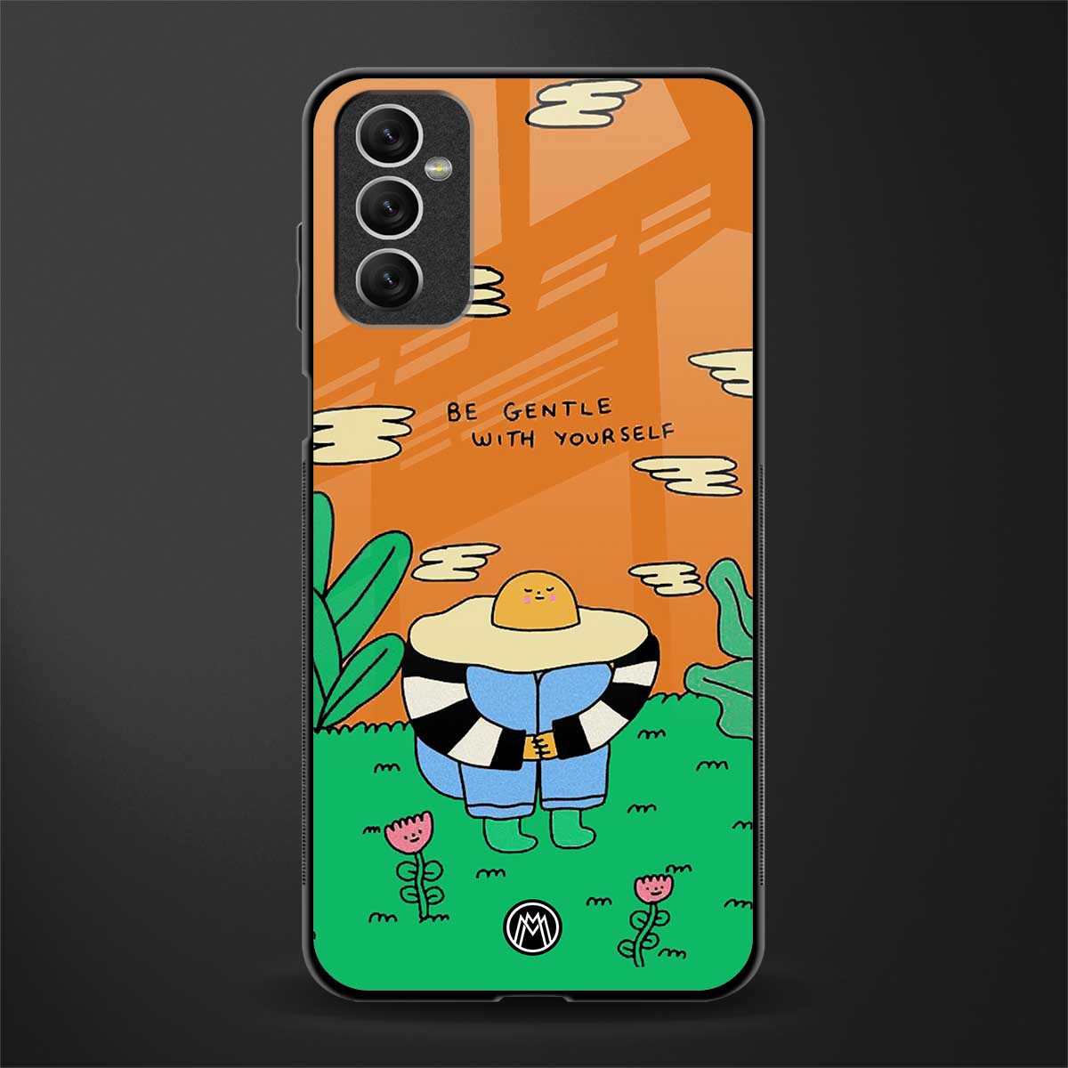 be gentle with yourself glass case for samsung galaxy m52 5g image