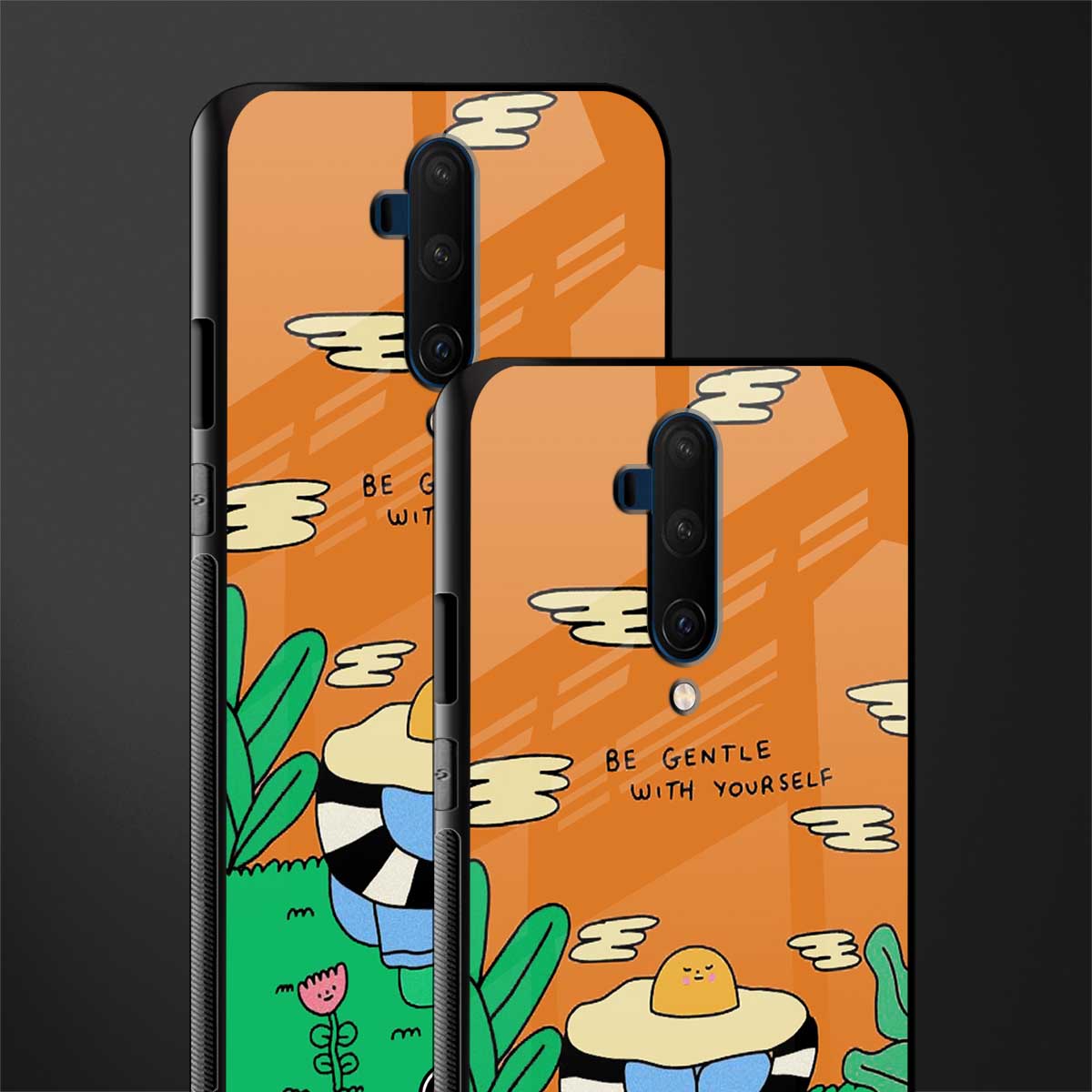 be gentle with yourself glass case for oneplus 7t pro image-2