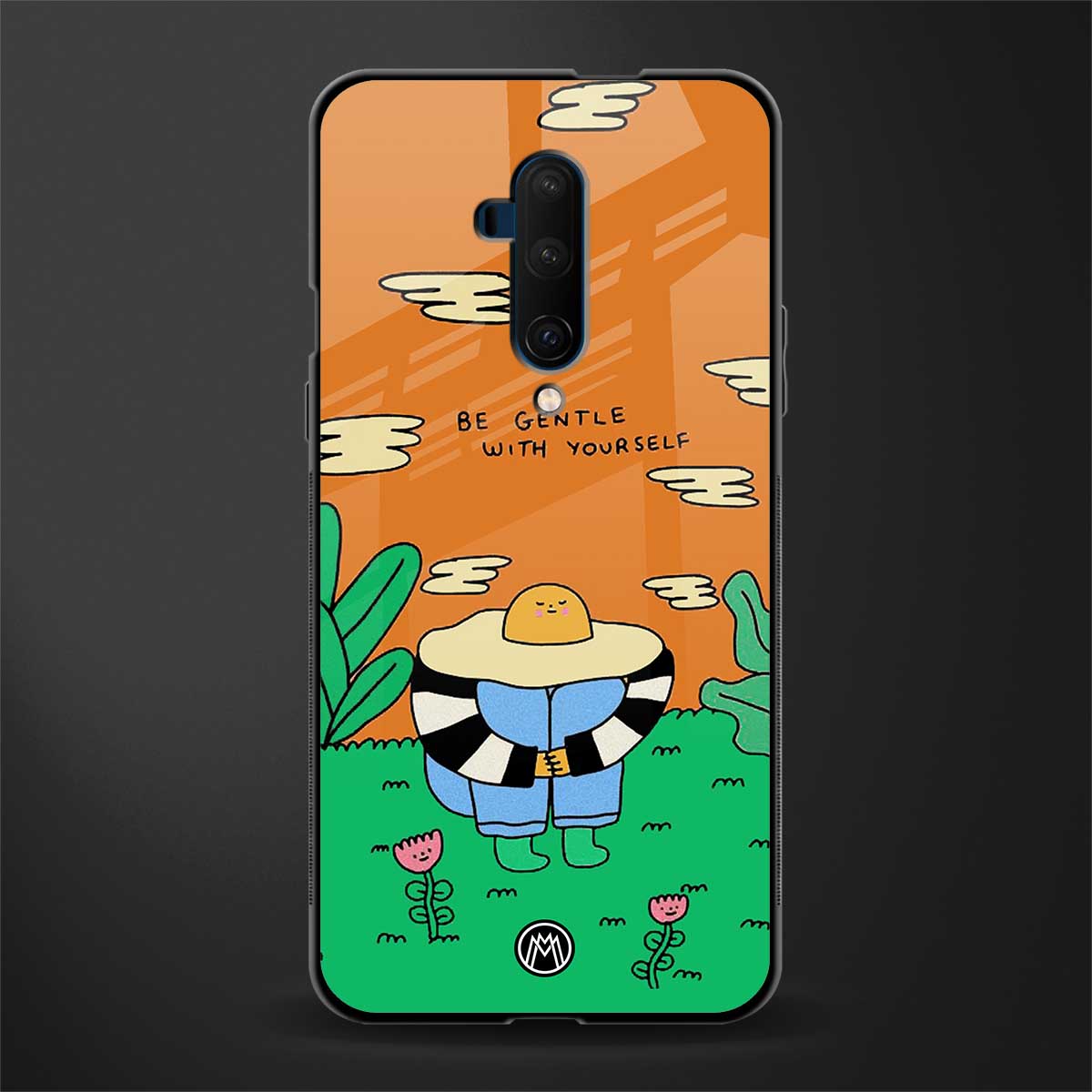 be gentle with yourself glass case for oneplus 7t pro image