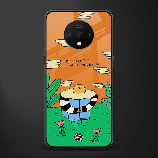 be gentle with yourself glass case for oneplus 7t image