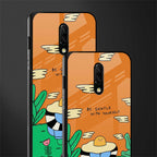 be gentle with yourself glass case for oneplus 7 image-2