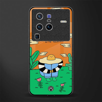 be gentle with yourself glass case for vivo x80 pro 5g image