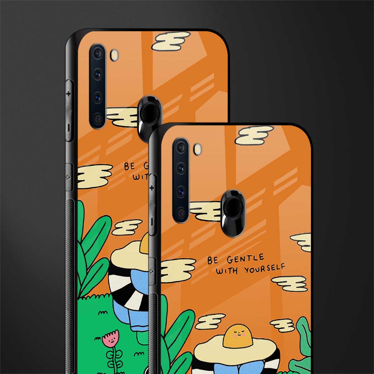 be gentle with yourself glass case for samsung a21 image-2