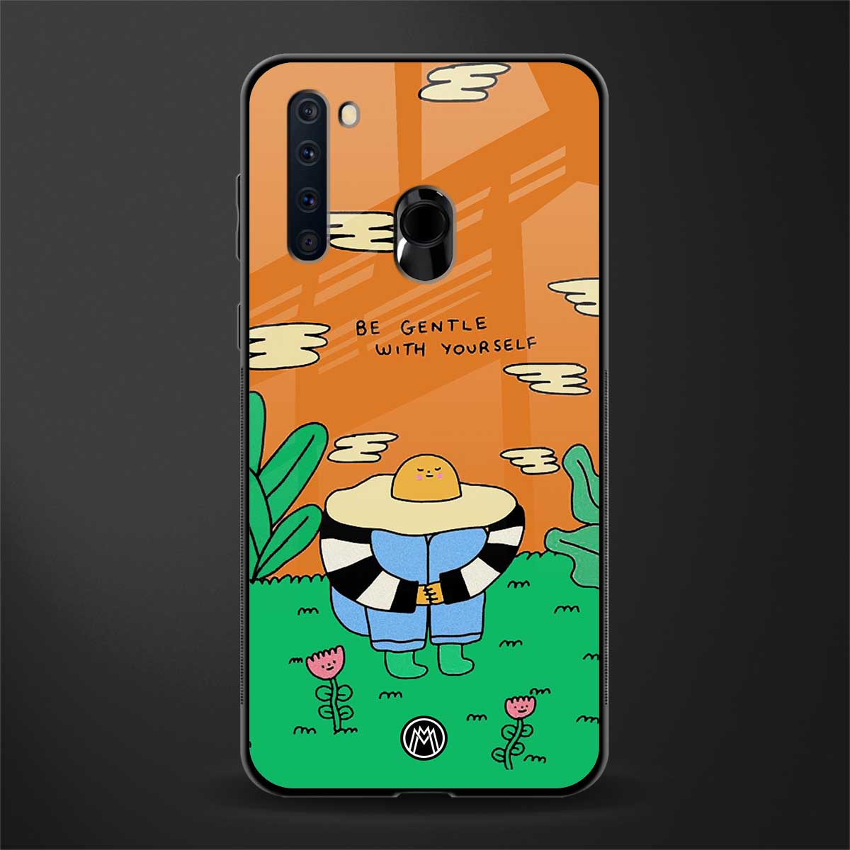 be gentle with yourself glass case for samsung a21 image