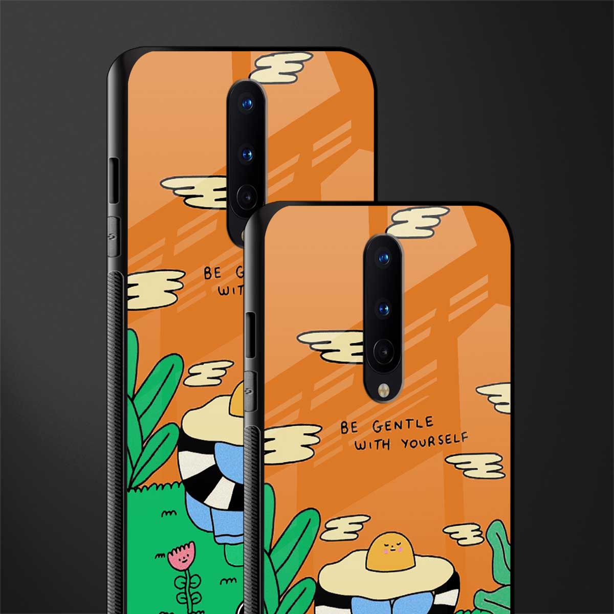be gentle with yourself glass case for oneplus 8 image-2