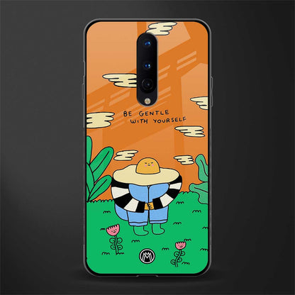 be gentle with yourself glass case for oneplus 8 image