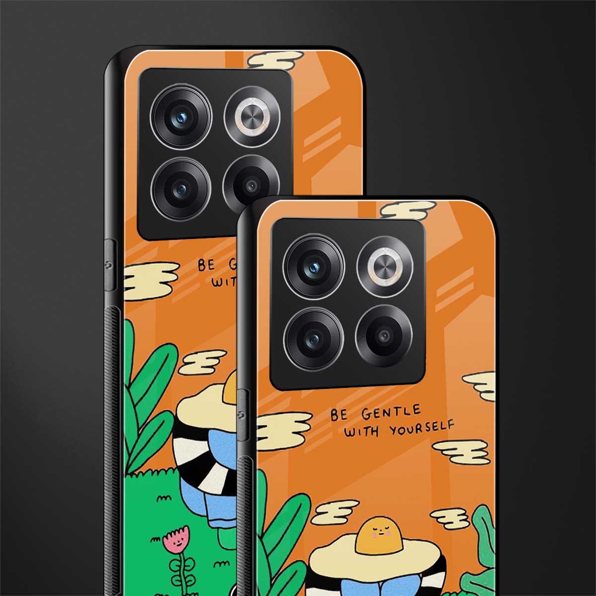 be gentle with yourself back phone cover | glass case for oneplus 10t