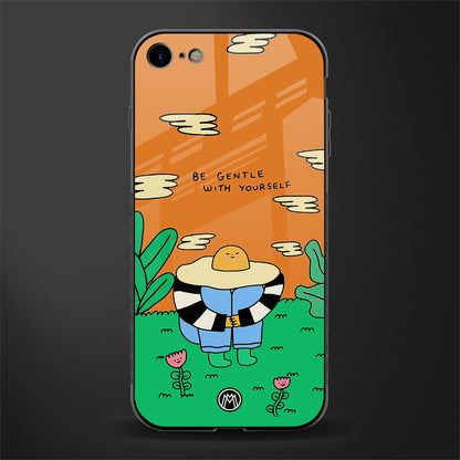 be gentle with yourself glass case for iphone 8 image