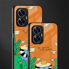 be gentle with yourself back phone cover | glass case for realme c55