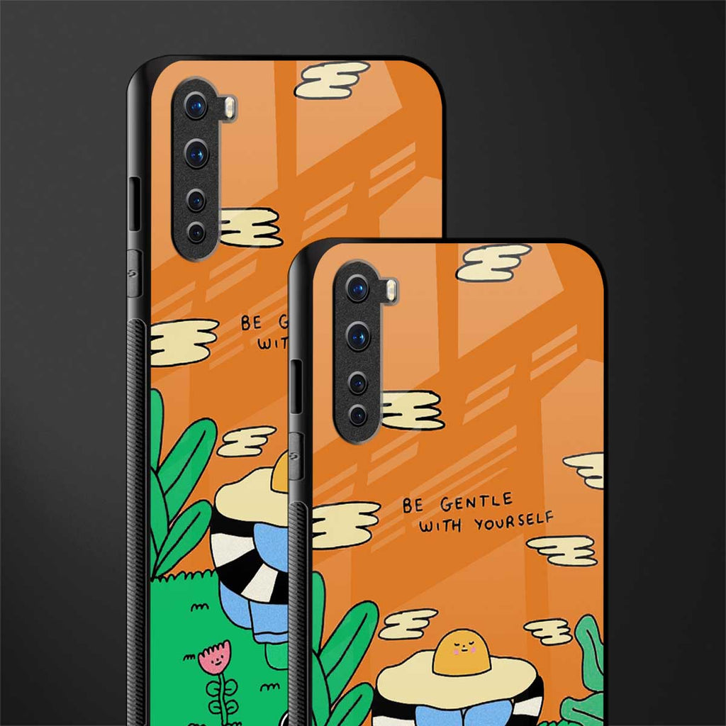 be gentle with yourself glass case for oneplus nord ac2001 image-2
