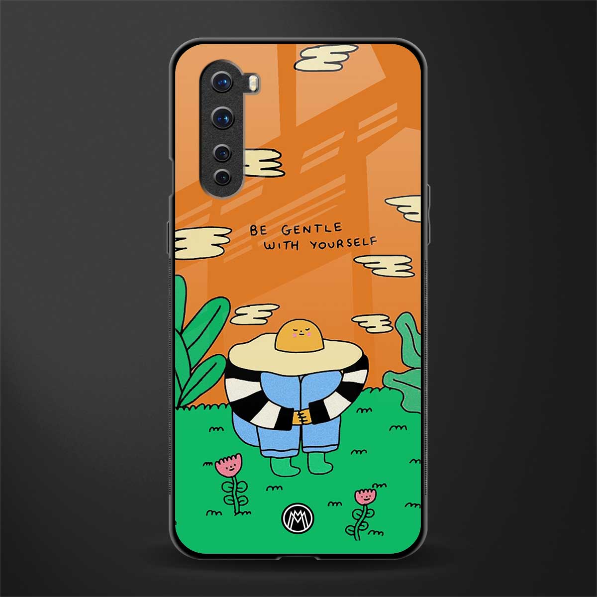 be gentle with yourself glass case for oneplus nord ac2001 image