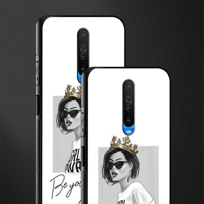 be your queen glass case for poco x2 image-2