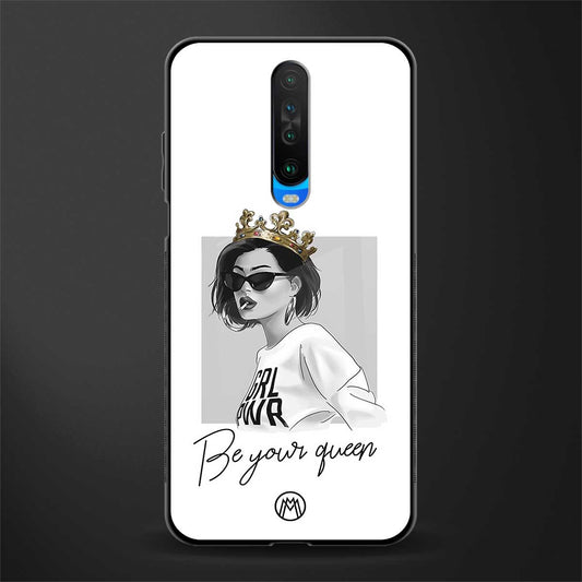 be your queen glass case for poco x2 image