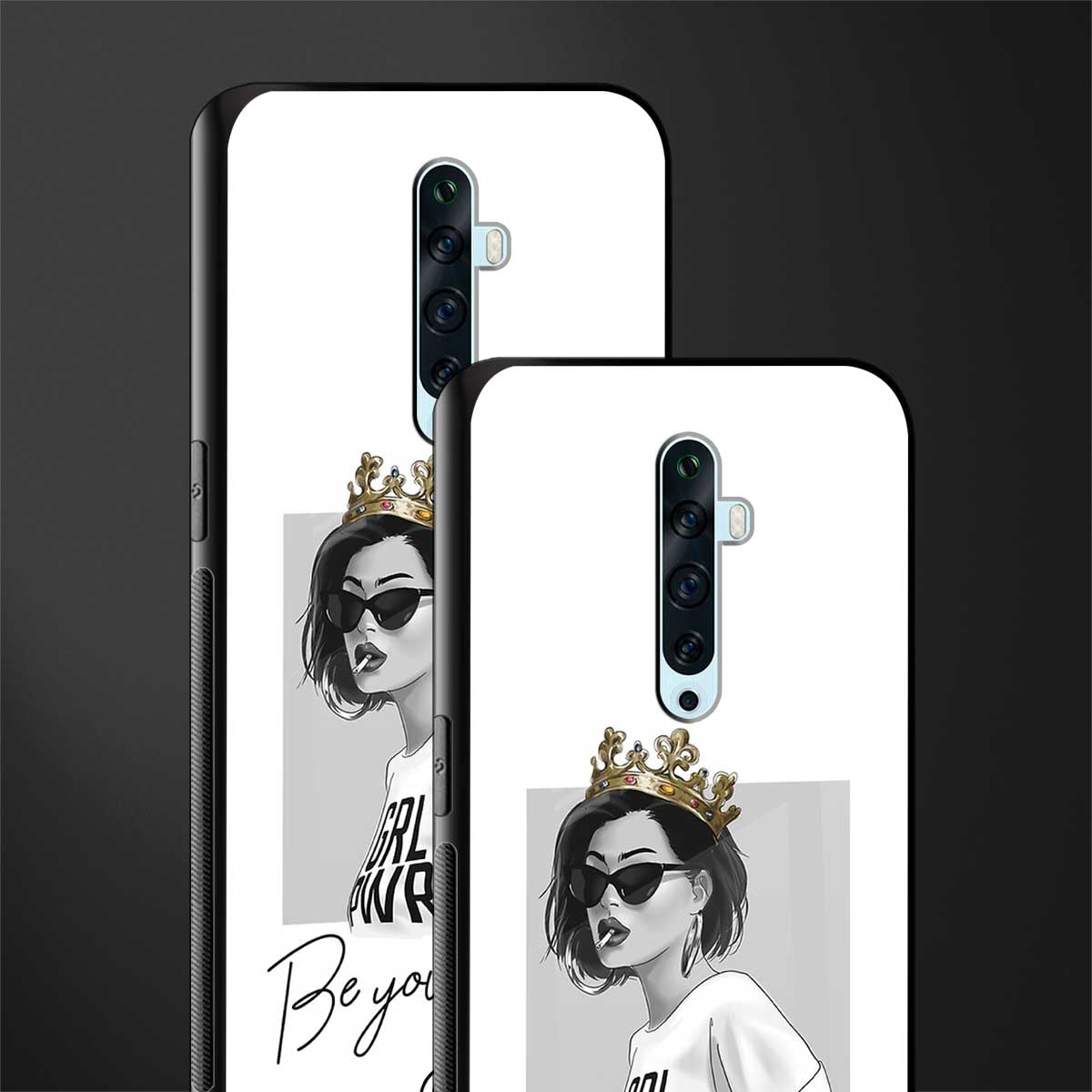 be your queen glass case for oppo reno 2z image-2