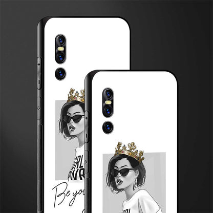 be your queen glass case for vivo v15 pro image-2