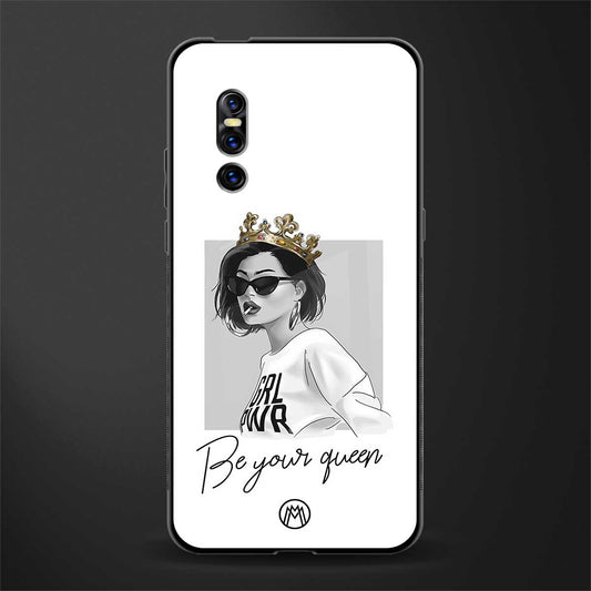 be your queen glass case for vivo v15 pro image