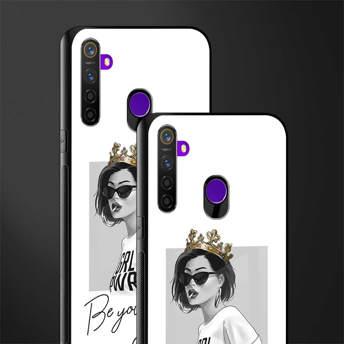 be your queen glass case for realme 5 image-2