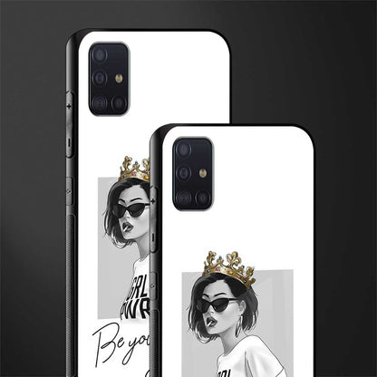 be your queen glass case for samsung galaxy a71 image-2