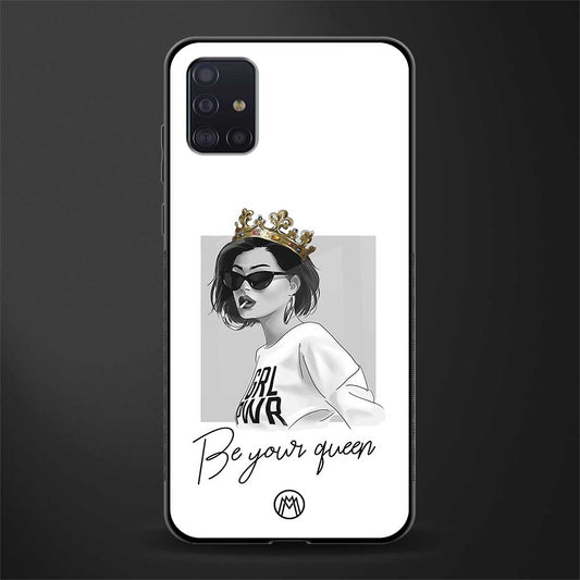 be your queen glass case for samsung galaxy a71 image