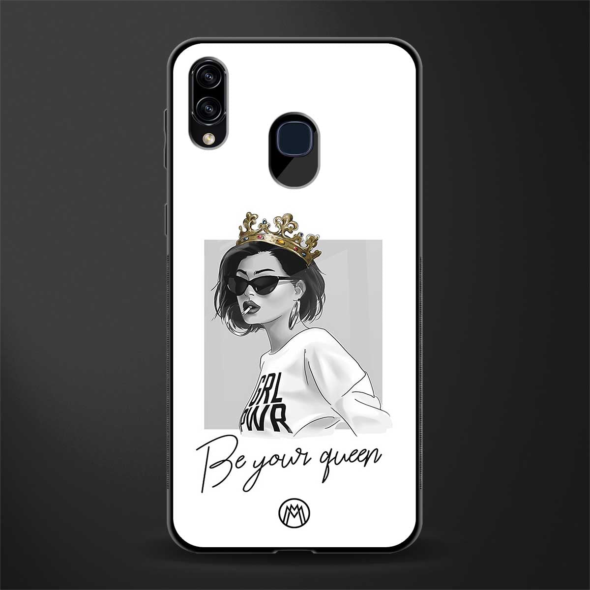 be your queen glass case for samsung galaxy a30 image