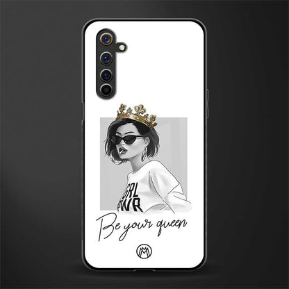 be your queen glass case for realme 6 image