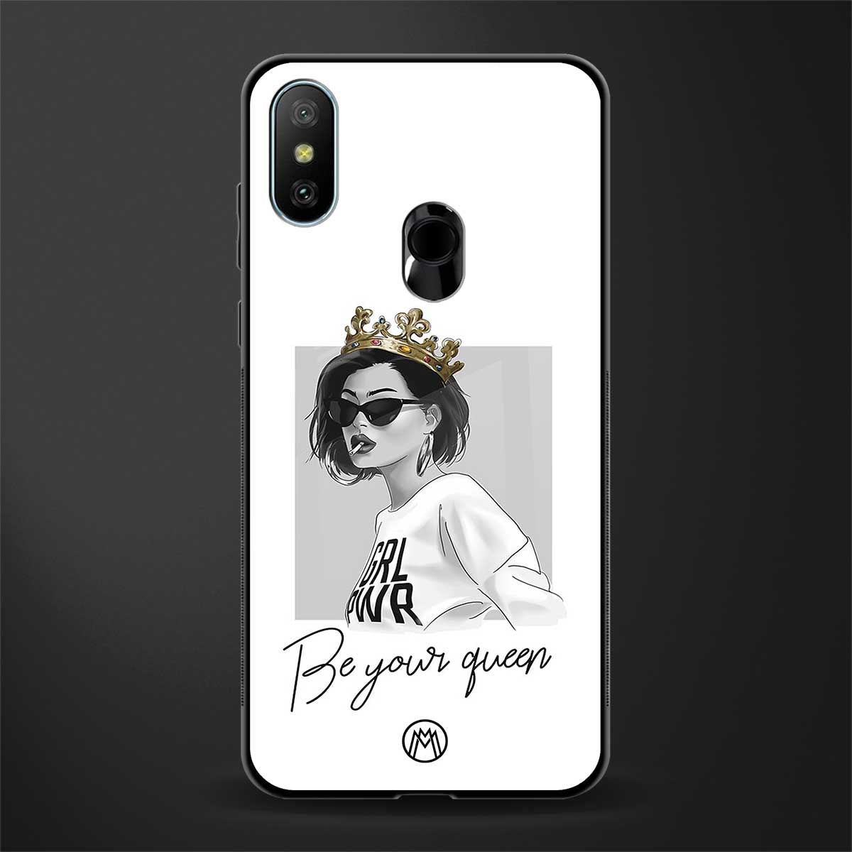 be your queen glass case for redmi 6 pro image