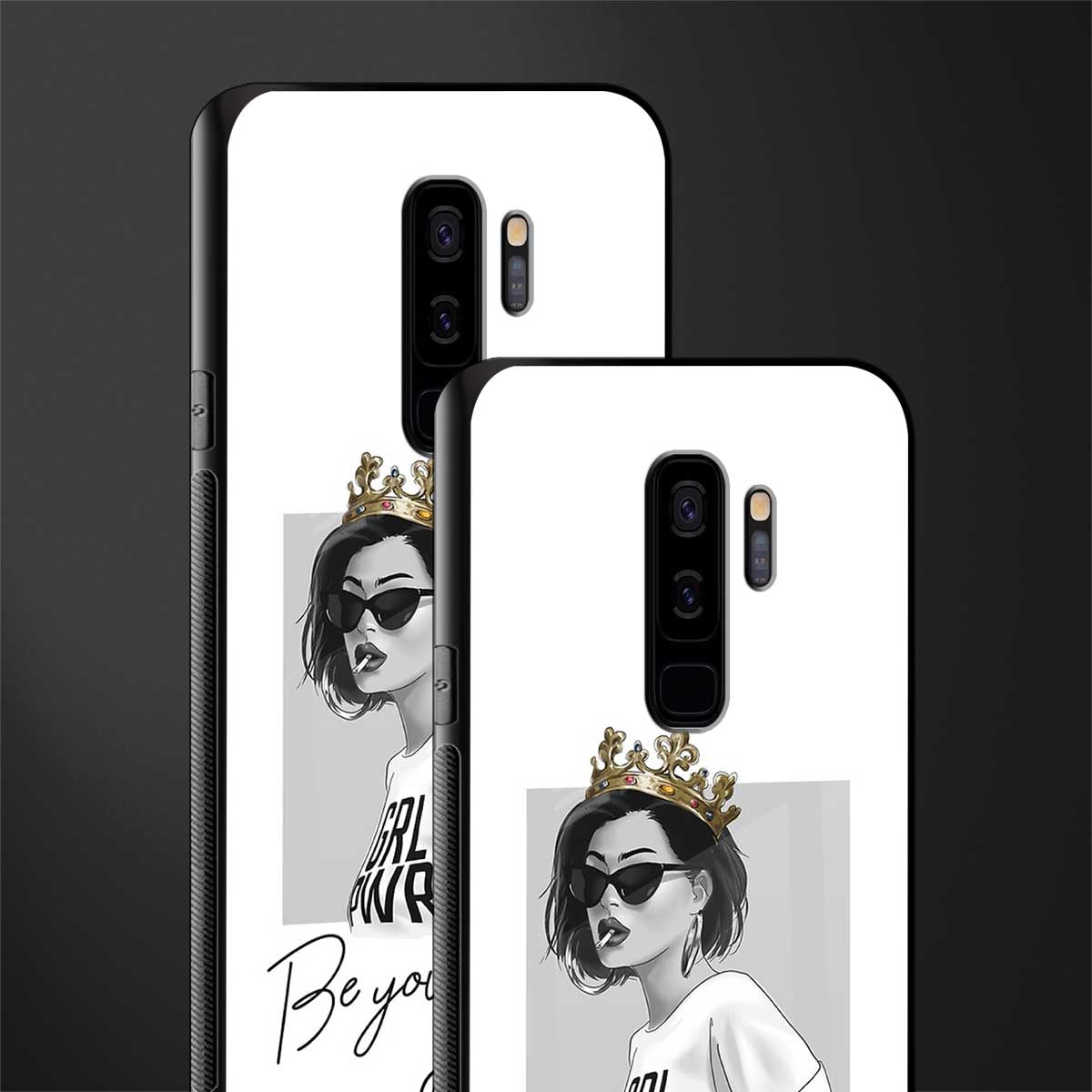 be your queen glass case for samsung galaxy s9 plus image-2