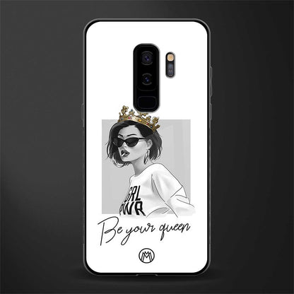 be your queen glass case for samsung galaxy s9 plus image