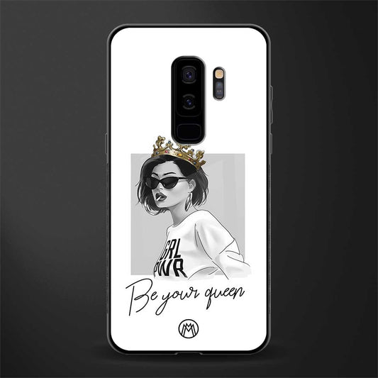 be your queen glass case for samsung galaxy s9 plus image
