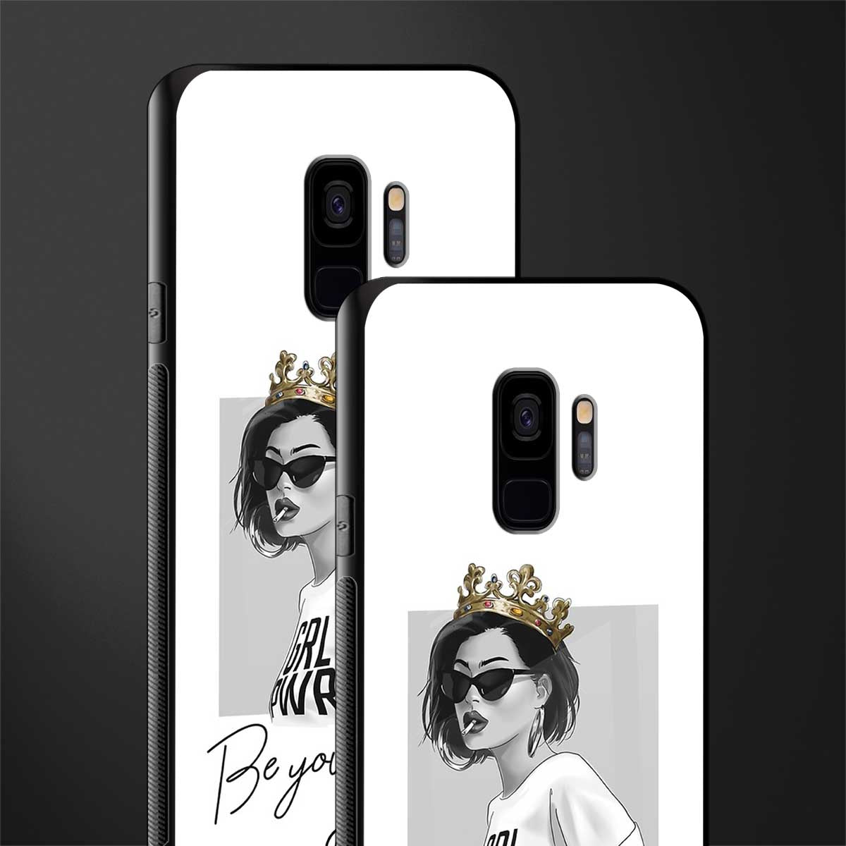 be your queen glass case for samsung galaxy s9 image-2