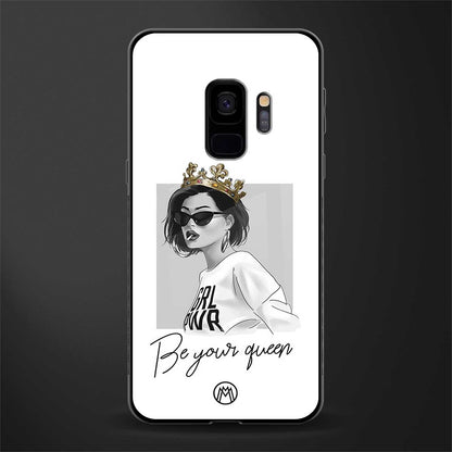 be your queen glass case for samsung galaxy s9 image