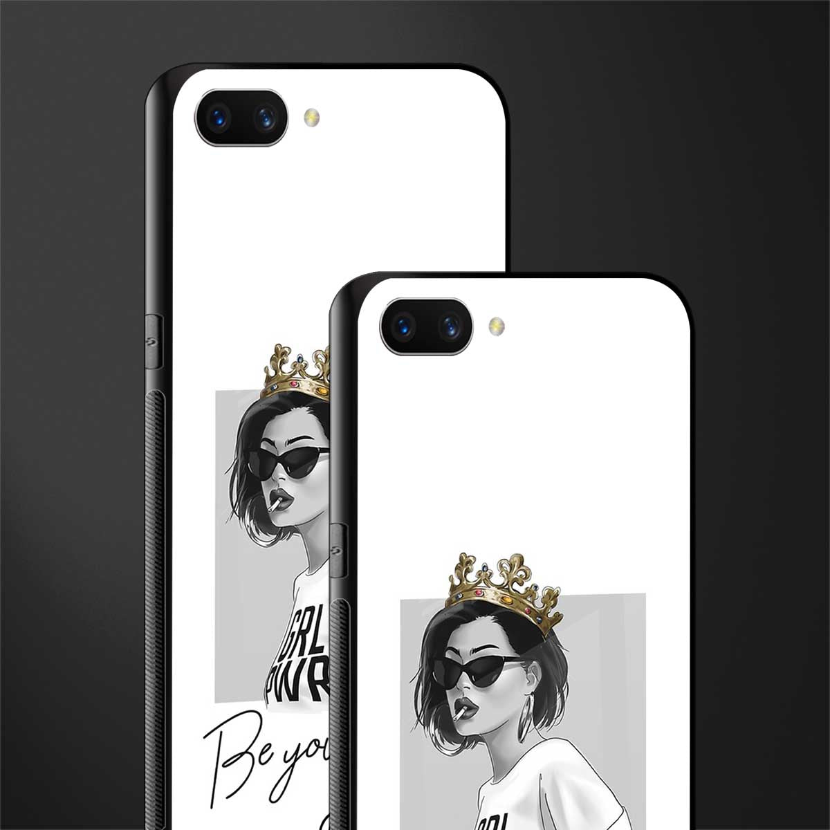 be your queen glass case for oppo a3s image-2