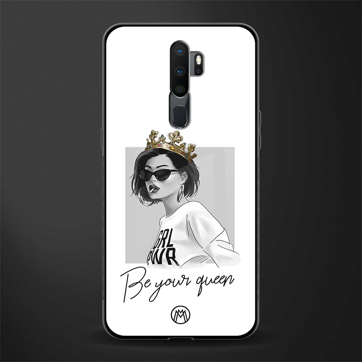 be your queen glass case for oppo a9 2020 image