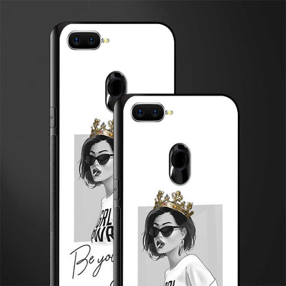 be your queen glass case for oppo a7 image-2