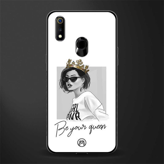 be your queen glass case for realme 3 pro image