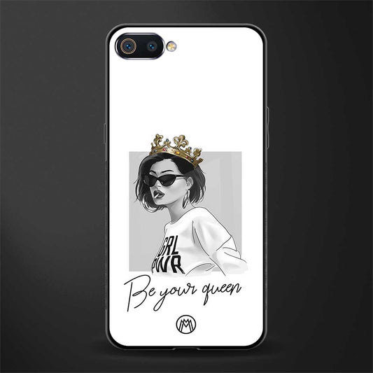be your queen glass case for realme c2 image
