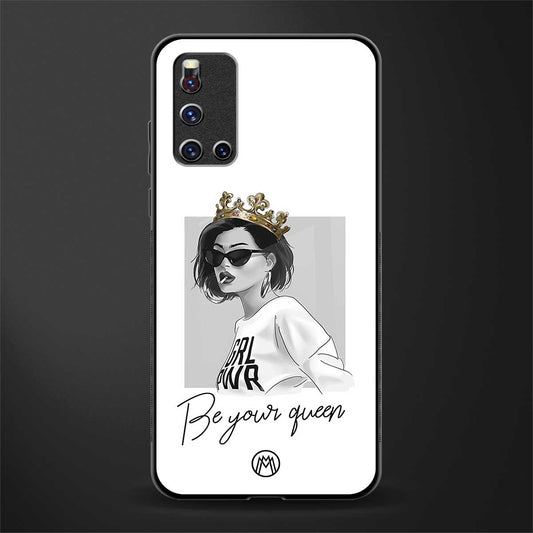 be your queen glass case for vivo v19 image