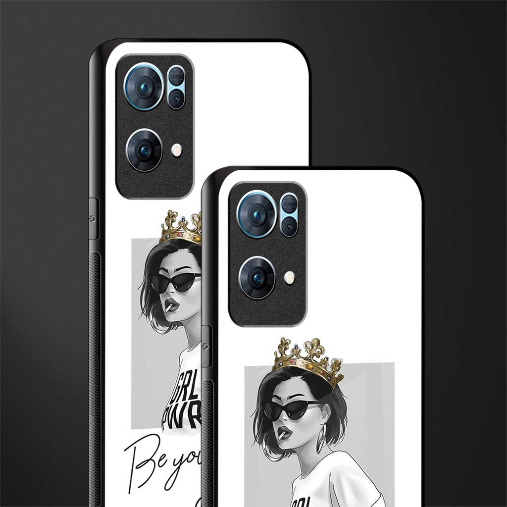 be your queen glass case for oppo reno7 pro 5g image-2
