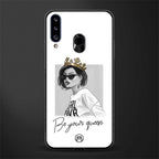 be your queen glass case for samsung galaxy a20s image