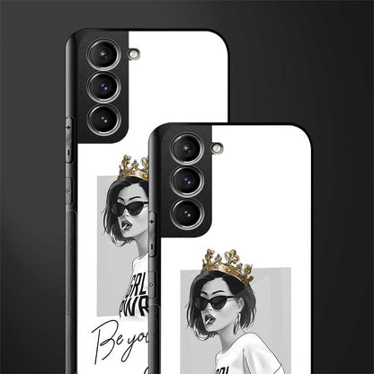 be your queen glass case for samsung galaxy s21 plus image-2